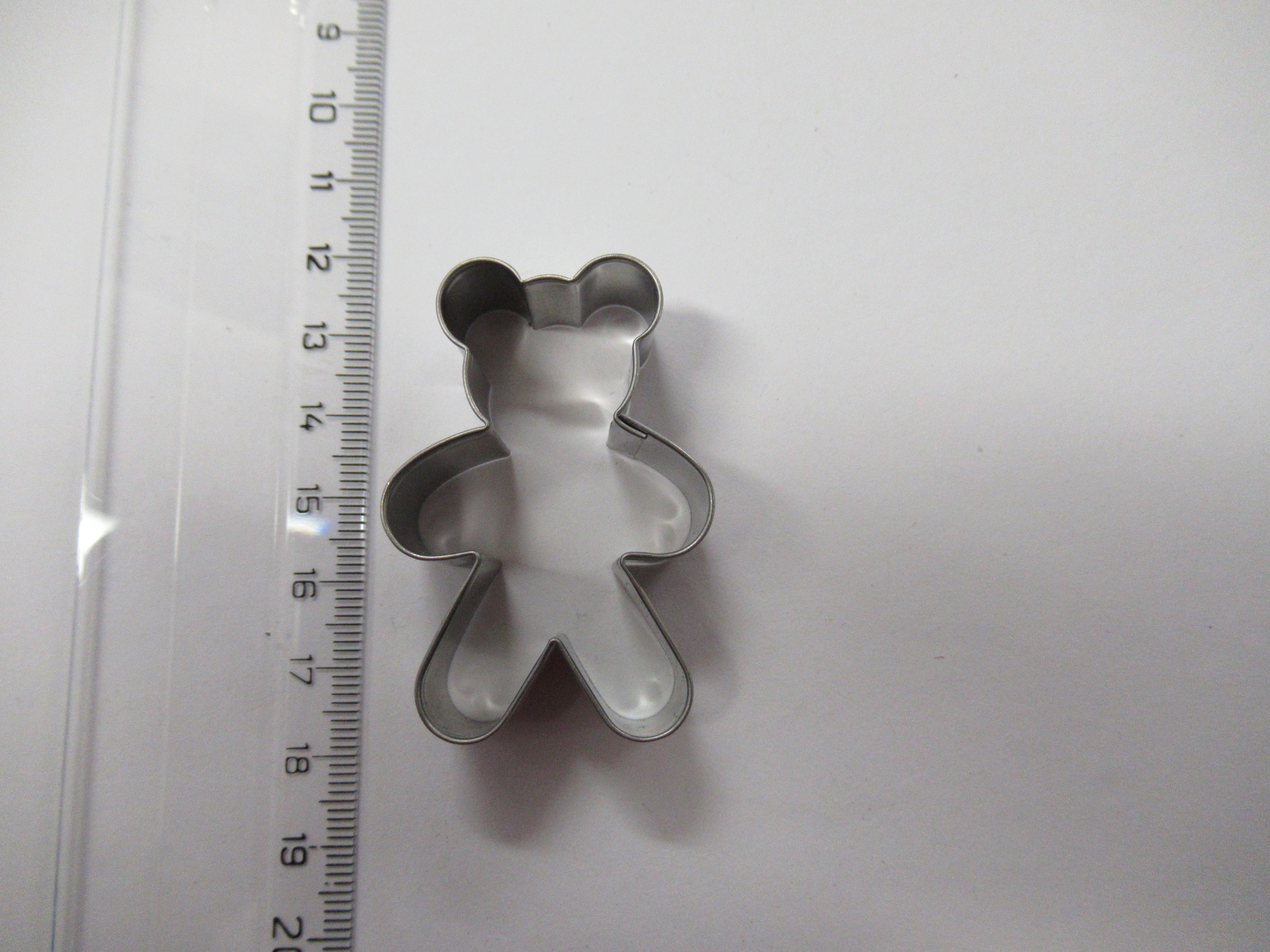 Vykrajovátko pocínované MEDVÍDEK 3 - 5cm