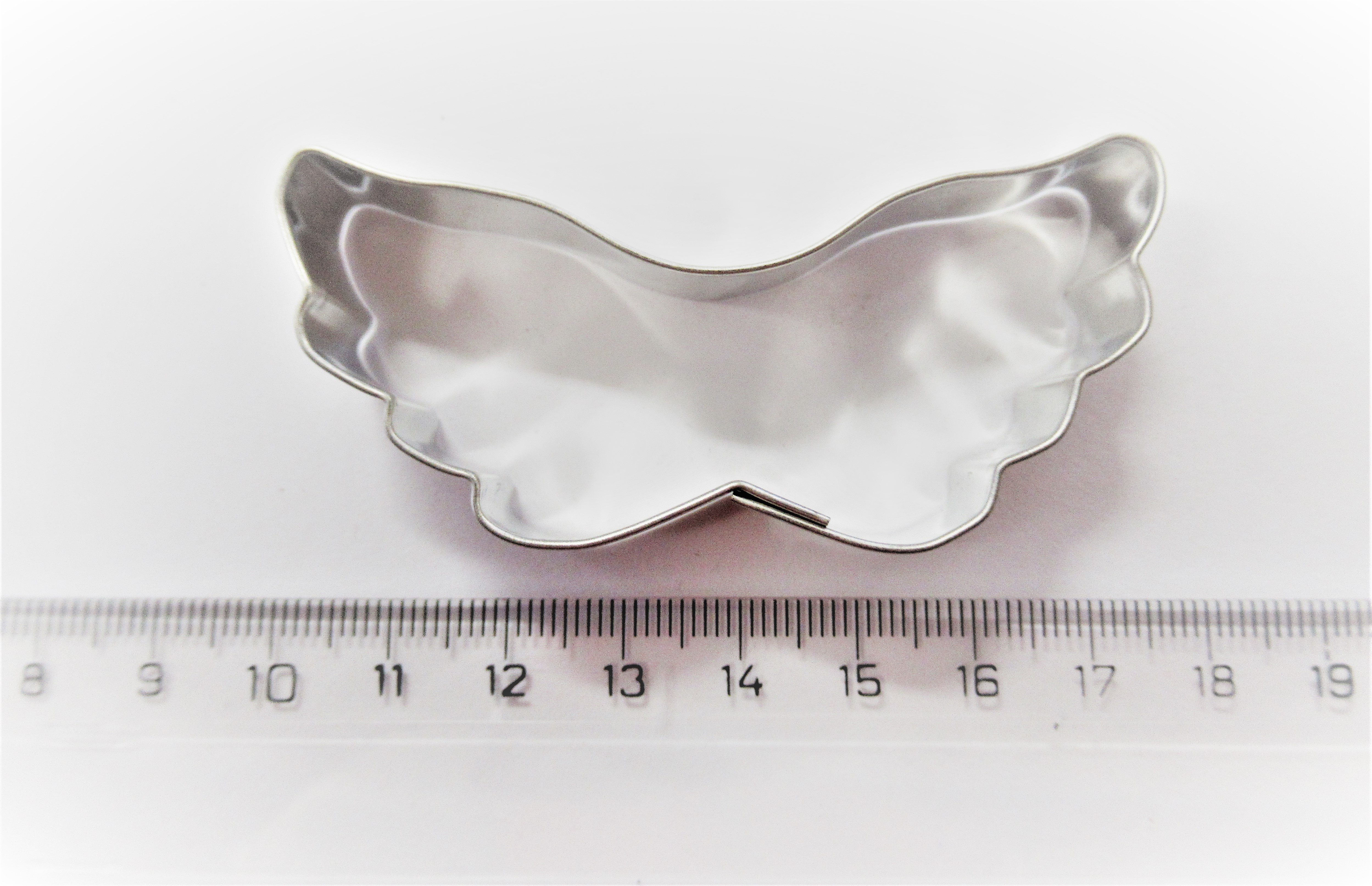 Vykrajovátko pocínované ANDĚLSKÁ KŘÍDLA, MOTÝL, KNÍR 8cm