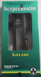 Bezpečnostní uzamykací systém R1/d antická zlatá s vložkou 90 mm
