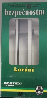 Bezpečnostní uzamykací systém R4/d bílá s vložkou 90 mm