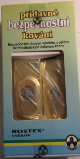 Přídavné bezpečnostní kování R3 oblý Ms